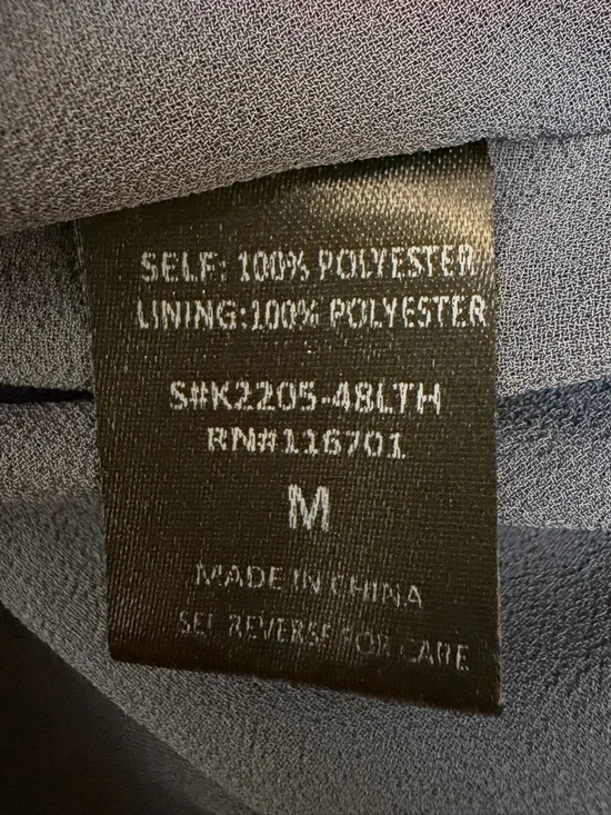 Karlie Evan Blue Ruffle Top with Red and Yellow Floral Print - Picture 9 of 9